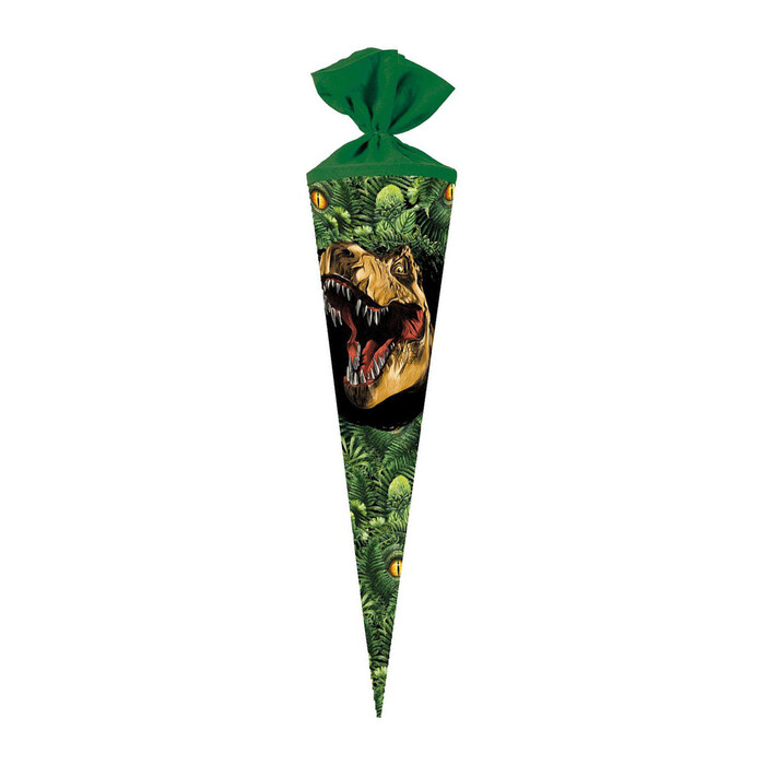 Schultüte Dino Dschungel 70 cm bunt