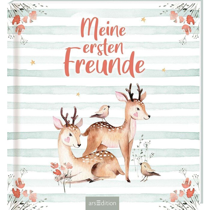 Freundebuch Meine ersten Freunde – Waldtiere (Aquarell-Optik)