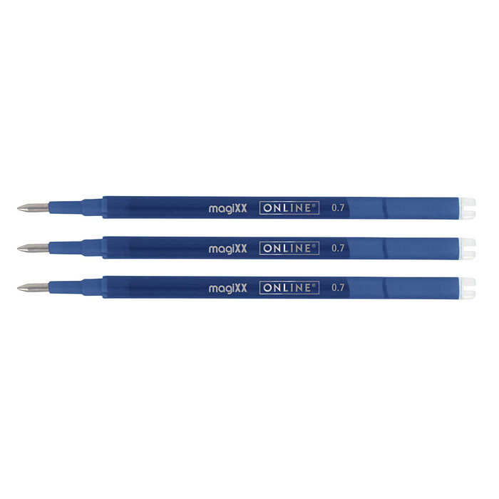 ONLINE Gelmine magiXX 0,7 mm 3 Stück blau