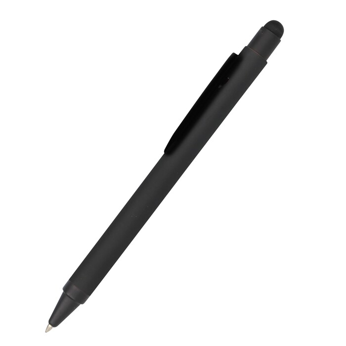 ONLINE Kugelschreiber ALU Stylus Touch schwarz matt