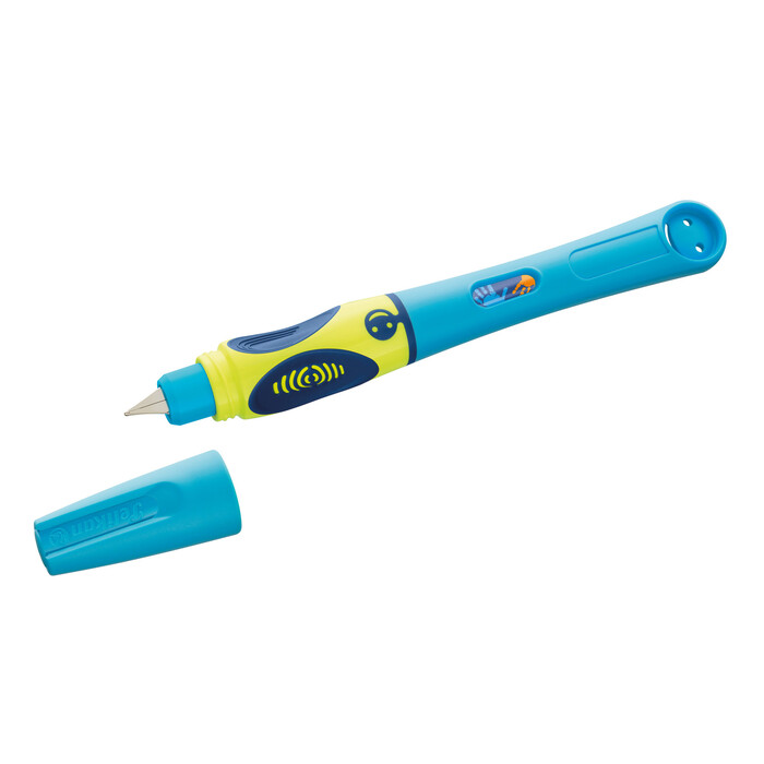 PELIKAN Füllhalter Griffix Stufe 4 für Linkshänder neon blau