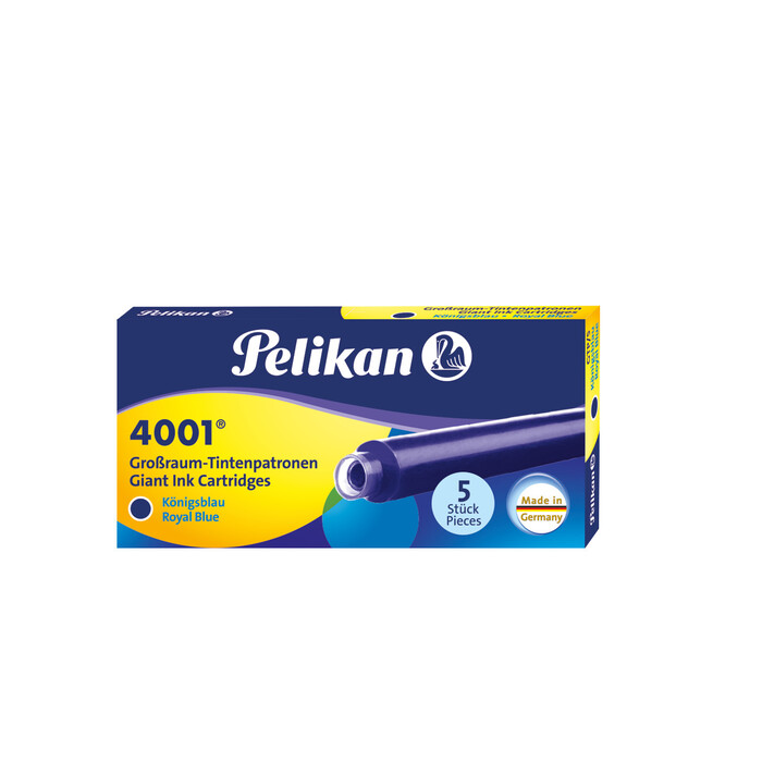 PELIKAN Großraum-Tintenpatrone 4001 5 Stück blau