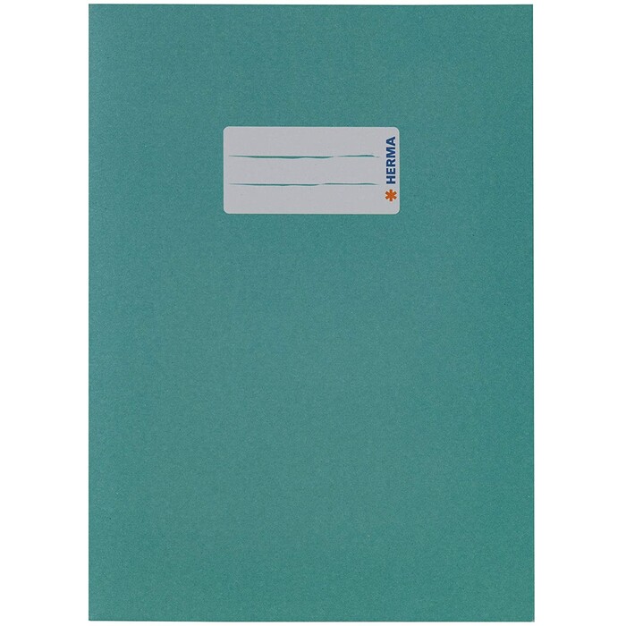 Heftschoner aus Papier, A5, türkis