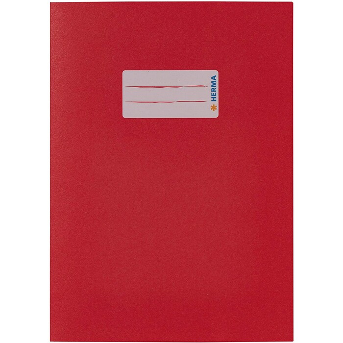 Heftschoner aus Papier, A5, dunkelrot