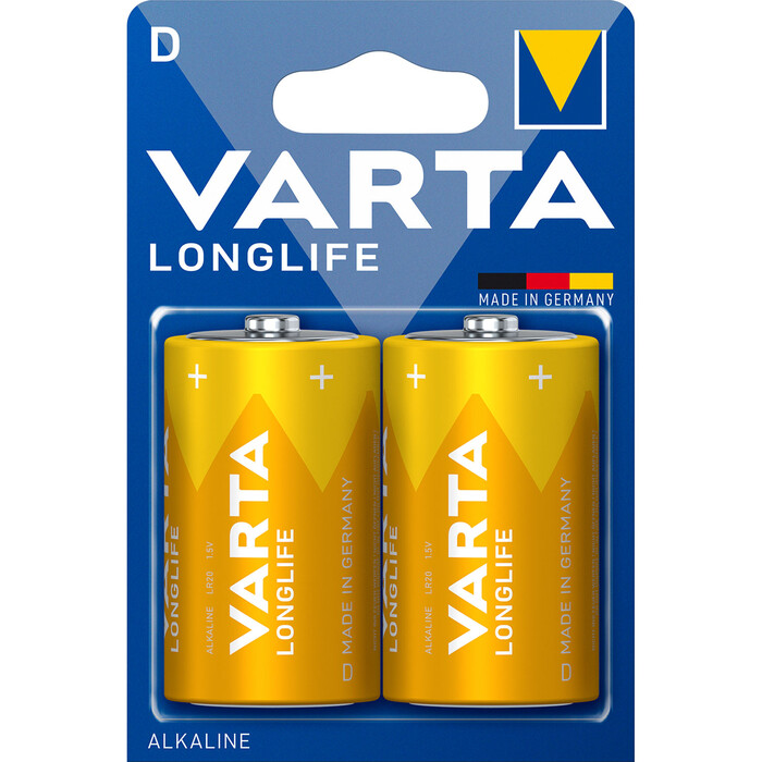 VARTA Longlife Mono D Batterie 2 Stück