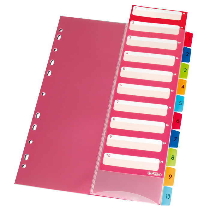 HERLITZ Register A4 1-10 bunt