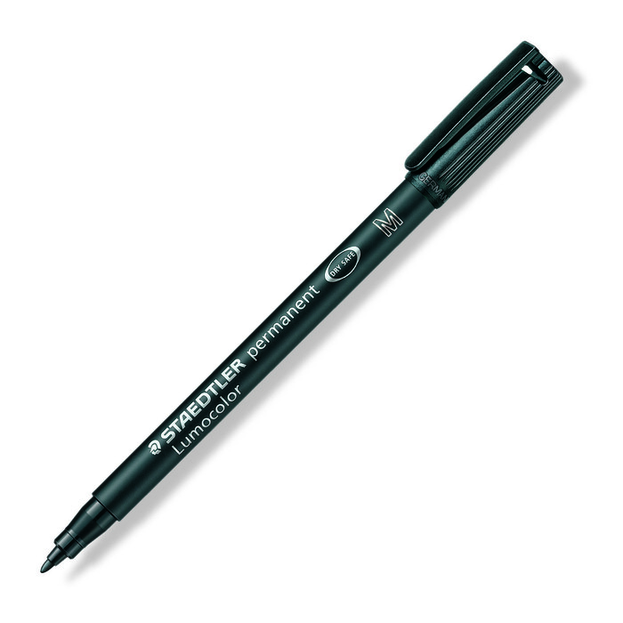 STAEDTLER® Lumocolor® OHP Permanent Marker mittel 1 mm schwarz