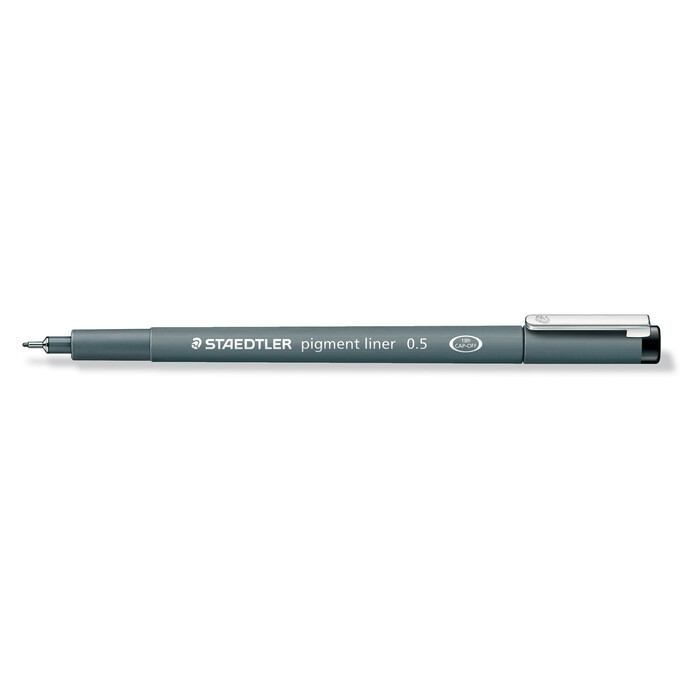 STAEDTLER® Fineliner pigment liner 0,5 mm schwarz