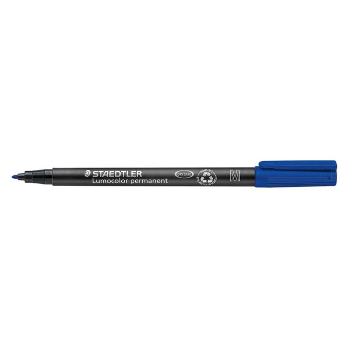 STAEDTLER® Lumocolor® OHP Permanent Marker mittel 1 mm blau