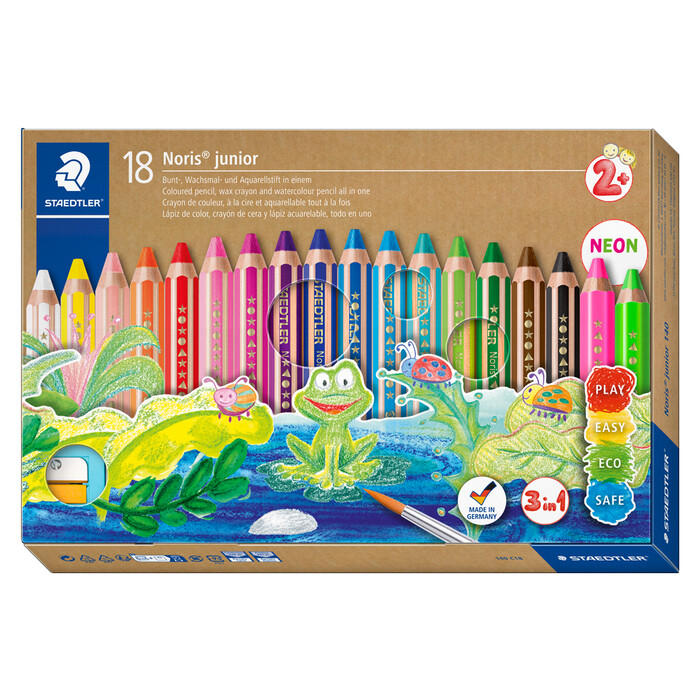 STAEDTLER® Buntstifte Noris Junior 18er inkl. Spitzer