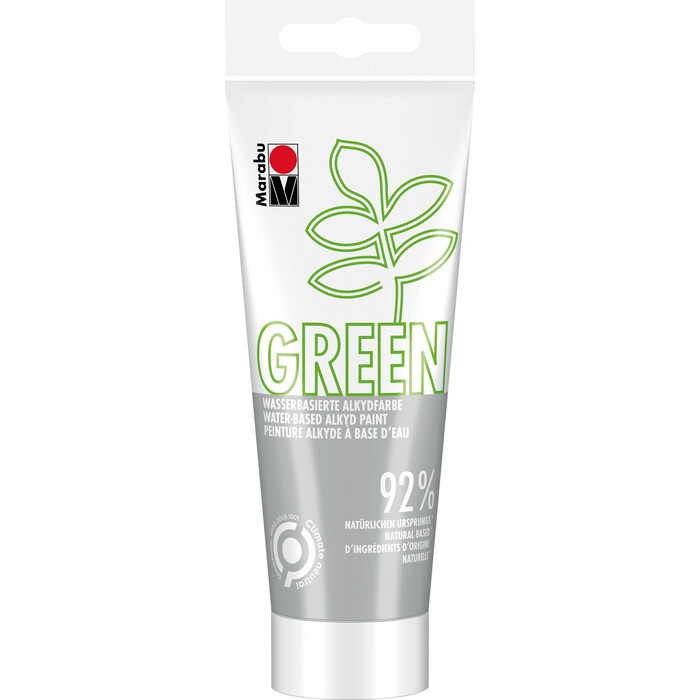 MARABU Green Wasserbasierte Alkydfarbe 100 ml steingrau