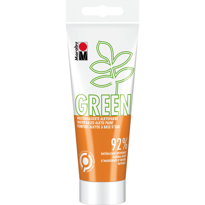 MARABU Green Wasserbasierte Alkydfarbe 100 ml orange