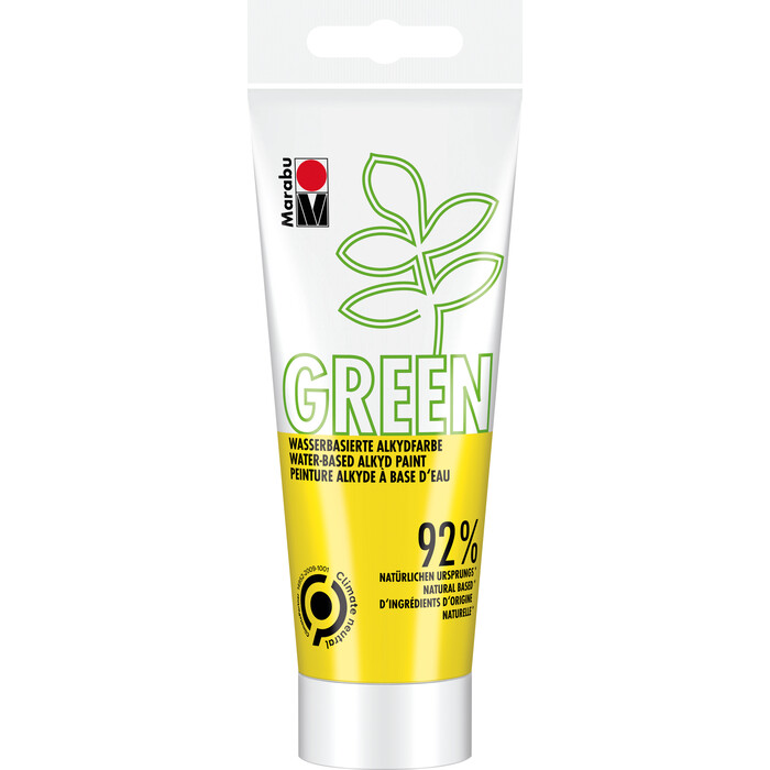 MARABU Green Wasserbasierte Alkydfarbe 100 ml sonnengelb