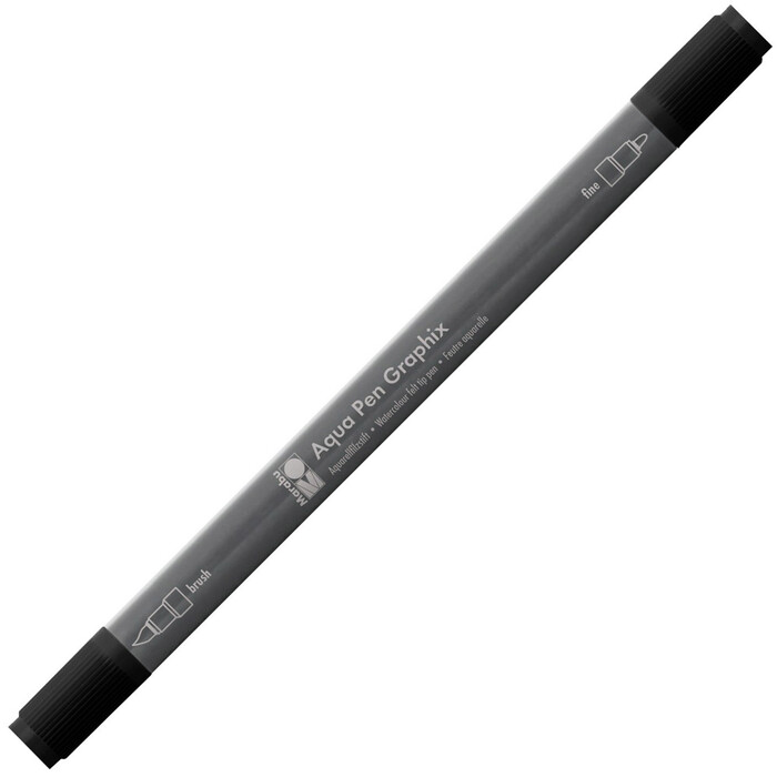 MARABU Aquarellfilzstift Aqua Pen Graphix schwarz
