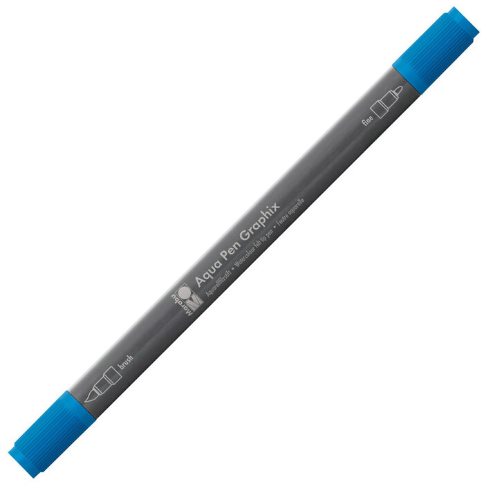MARABU Aquarellfilzstift Aqua Pen Graphix mittelblau