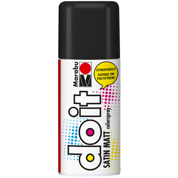 MARABU Colorspray Do It Satin Matt schwarz