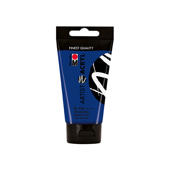 MARABU Acrylfarbe Artist 75 ml ultramarinblau