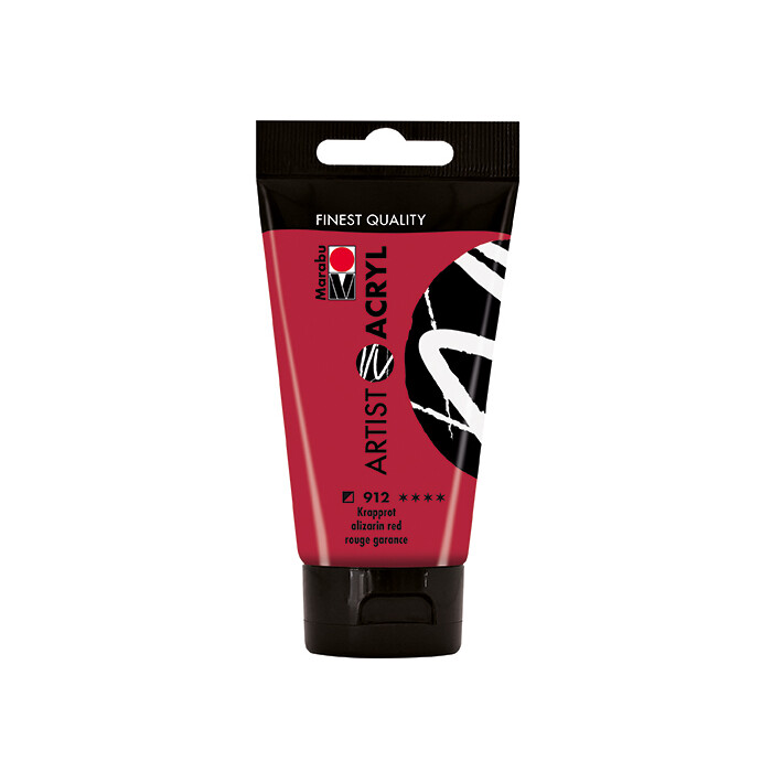 MARABU Acrylfarbe Artist 75 ml krapprot