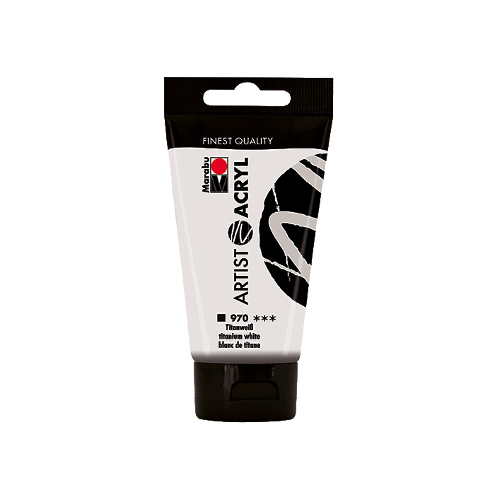MARABU Acrylfarbe Artist 75 ml titanweiß