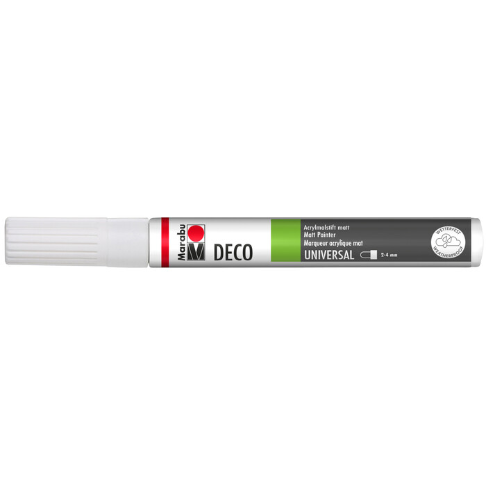 MARABU Acrylmalstift Deco Painter 2 - 4 mm weiß