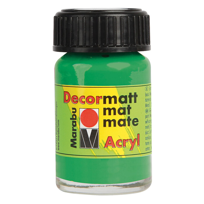 MARABU Acrylfarbe Decormatt Acryl 15 ml hellgrün