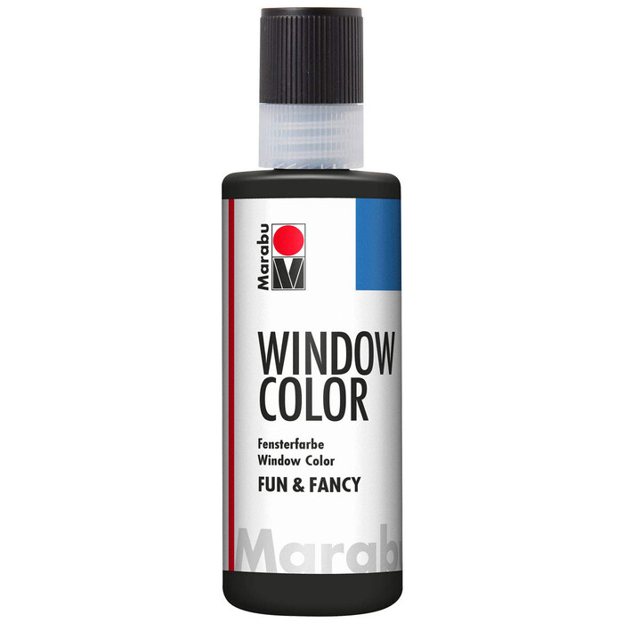 MARABU Window Color Konturenfarbe Fun & fancy 80 ml schwarz
