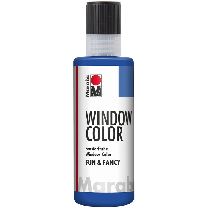 MARABU Window Color Fun & fancy 80 ml ultramarinblau