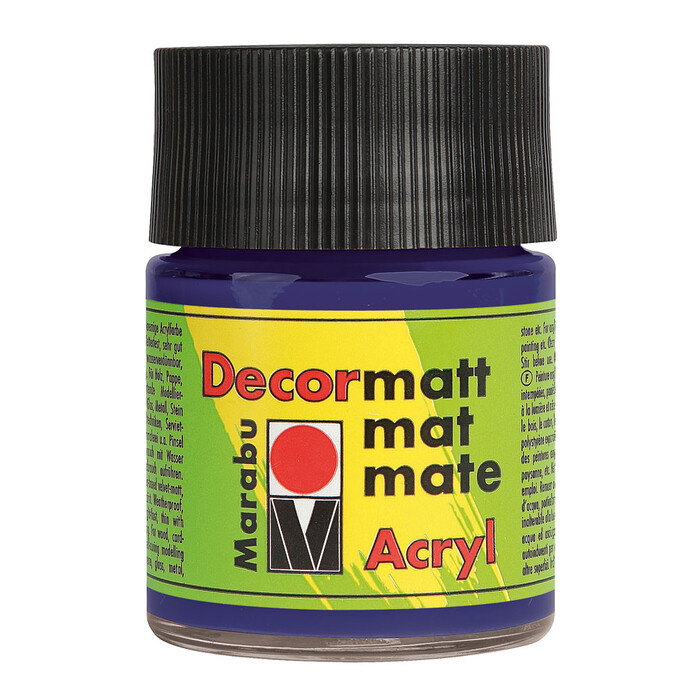 MARABU Acrylfarbe Decormatt Acryl 50 ml dunkelviolett