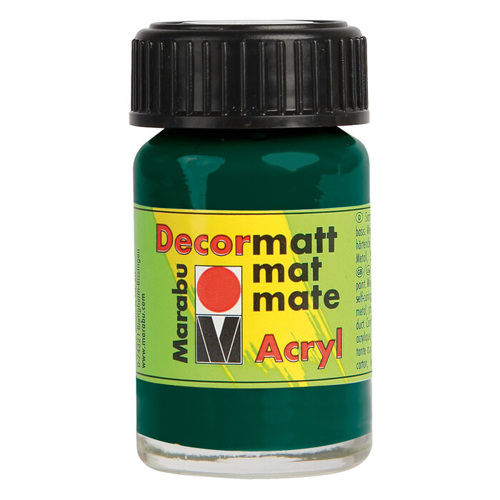 MARABU Acrylfarbe Decormatt Acryl 15 ml tannengrün