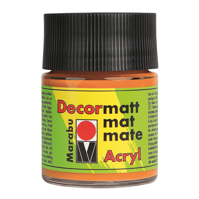 MARABU Acrylfarbe Decormatt Acryl 50 ml orange