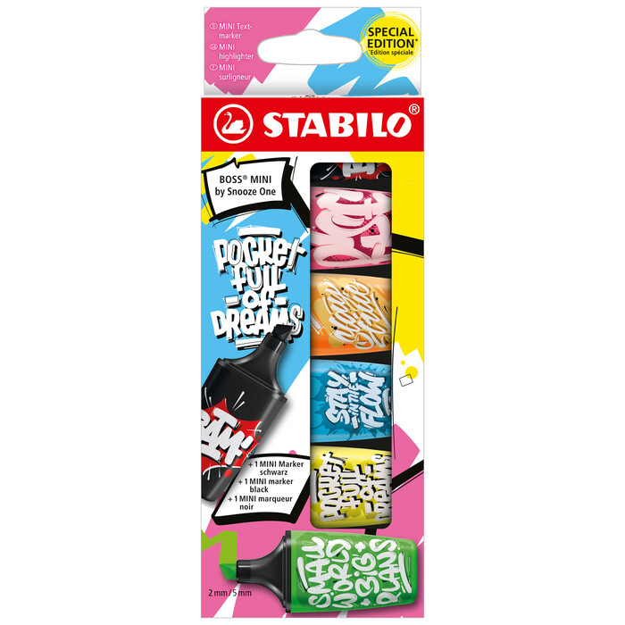 STABILO Textmarker BOSS MINI Snooze One 6er Kartonetui