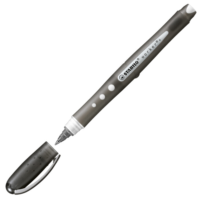 STABILO Tintenroller worker+ colorful medium schwarz