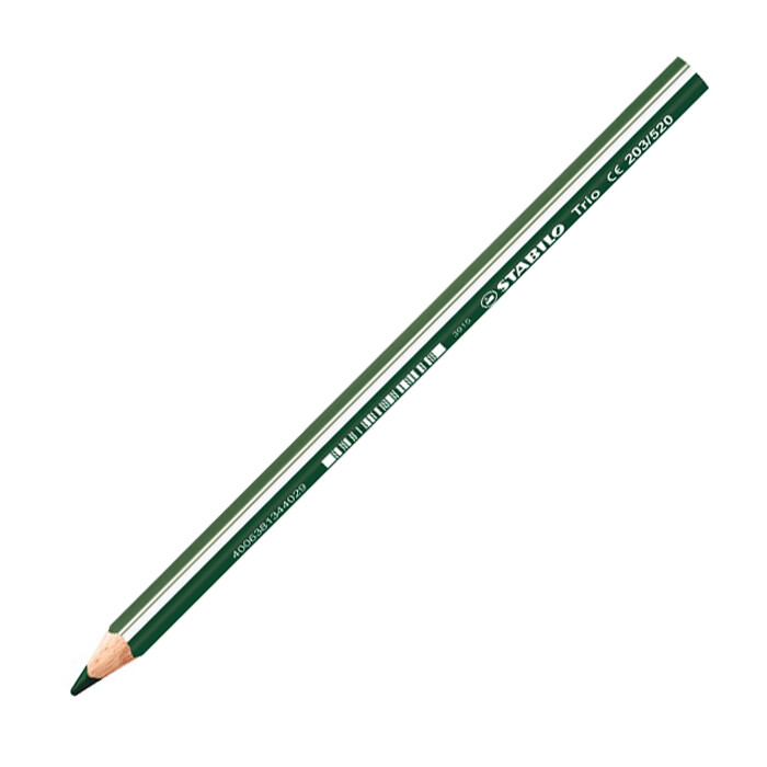 STABILO Dreikant-Buntstift Trio thick laubgrün