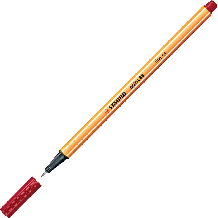 STABILO Fineliner point 88, dunkelrot