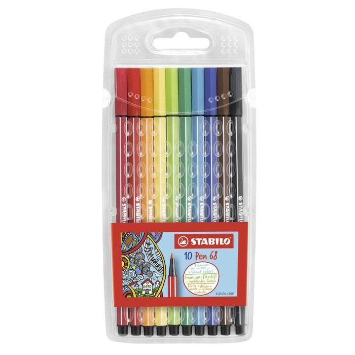 STABILO Filzstift Pen 68, 10er Pack