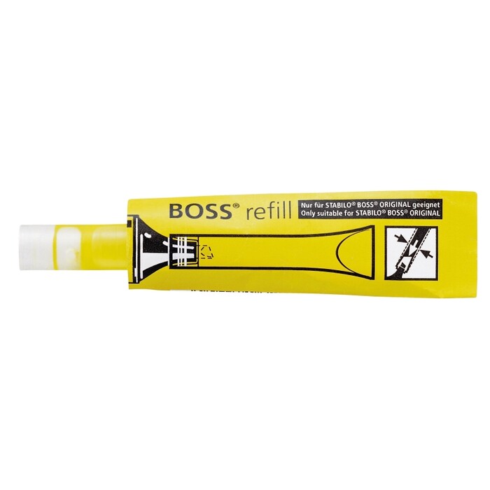 STABILO BOSS refill Nachfüllung für Leuchtmarker gelb