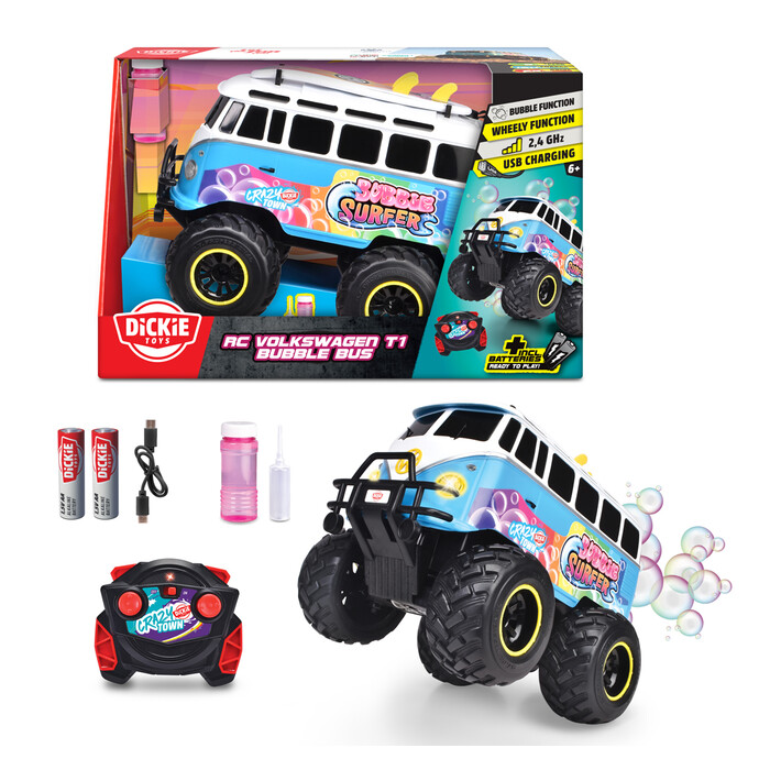 RC Volkswagen T1 Bubble Bus bunt