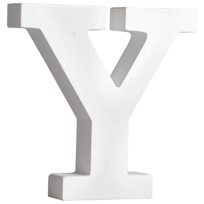 RAYHER MDF-Buchstabe Y 11 cm weiß