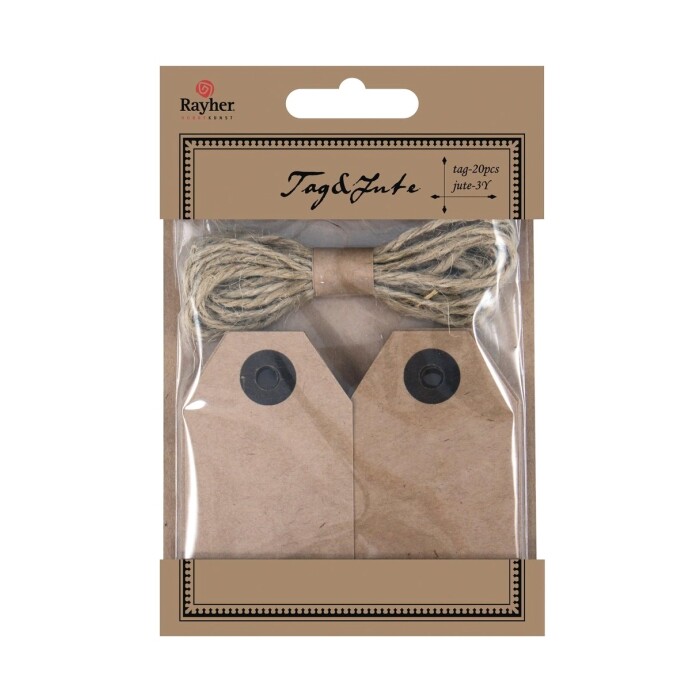 Tags & Jute, natur