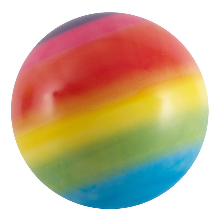 Spielball Regenbogen 23 cm bunt