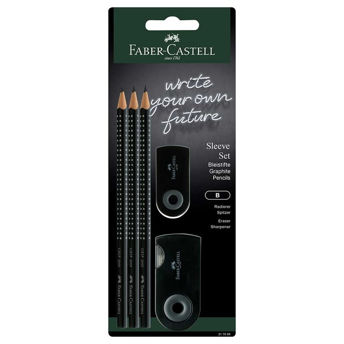 FABER-CASTELL Schulset Sleeve schwarz