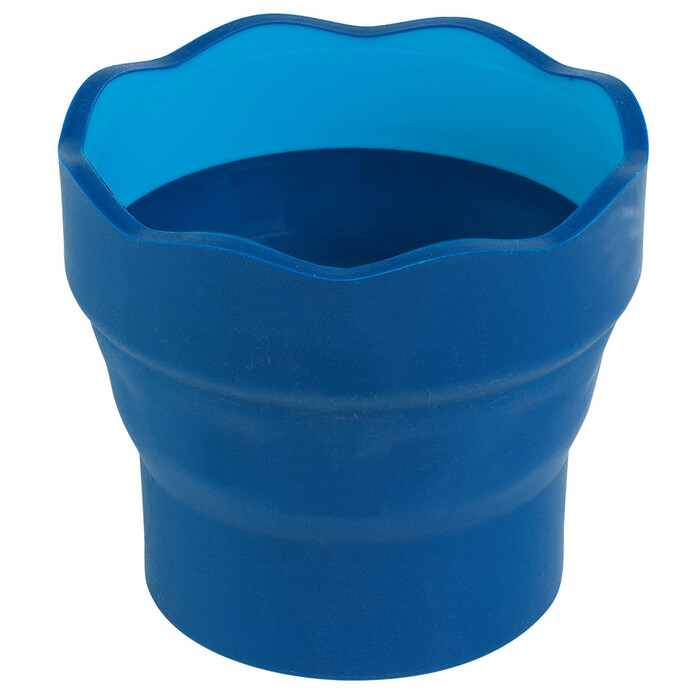 FABER-CASTELL Wasserbecher Clic&Go blau
