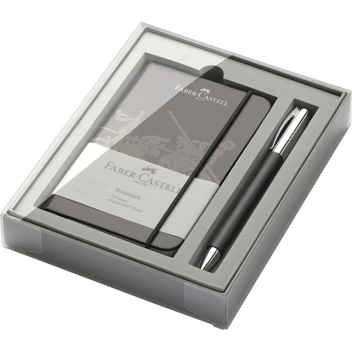 Faber-Castell Schreibset - Ambition, schwarz/grau