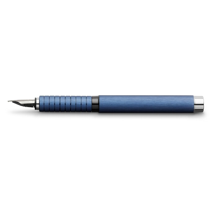 FABER-CASTELL Füllhalter Essentio Aluminium M blau