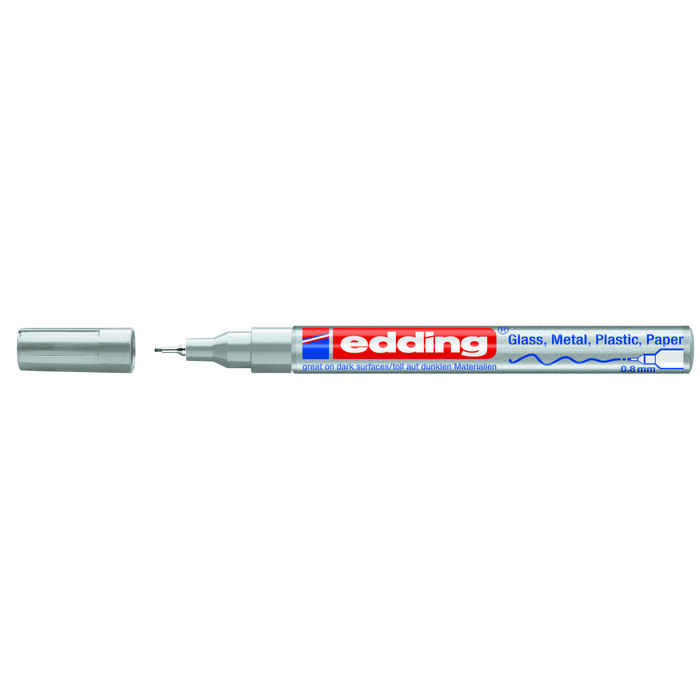 EDDING Lackmarker 780 Nadelspitze 0,8 mm silber