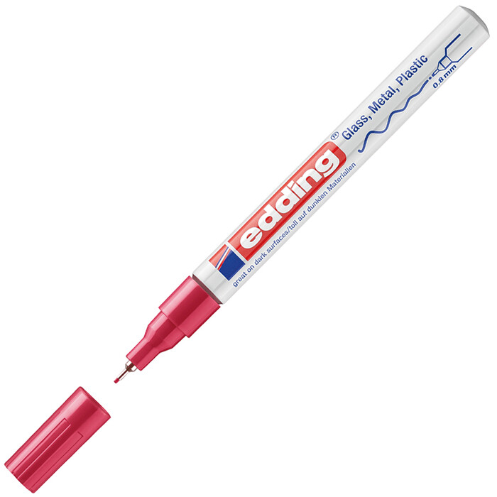 EDDING Lackmarker 780 Nadelspitze 0,8 mm rot
