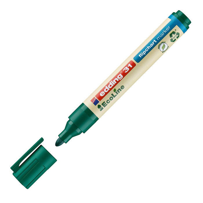 EDDING Flipchartmarker 31 Ecoline Rundspitze 1,5-3 mm grün