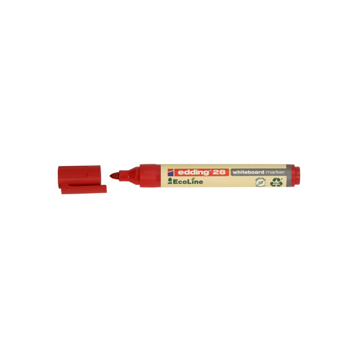 EDDING Whiteboardmarker 28 Ecoline Rundsitze 1,5-3 mm rot