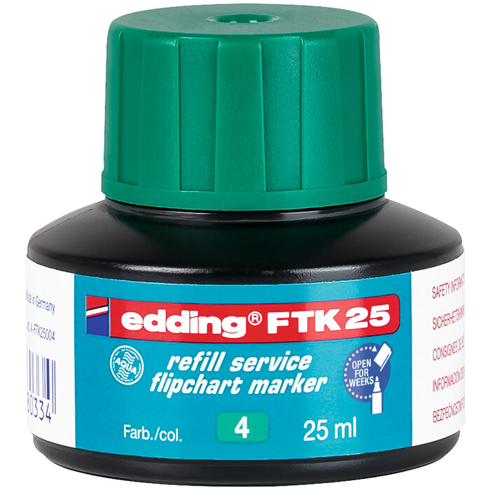 EDDING Nachfülltinte FTK25 für Flipchartmarker 25 ml grün