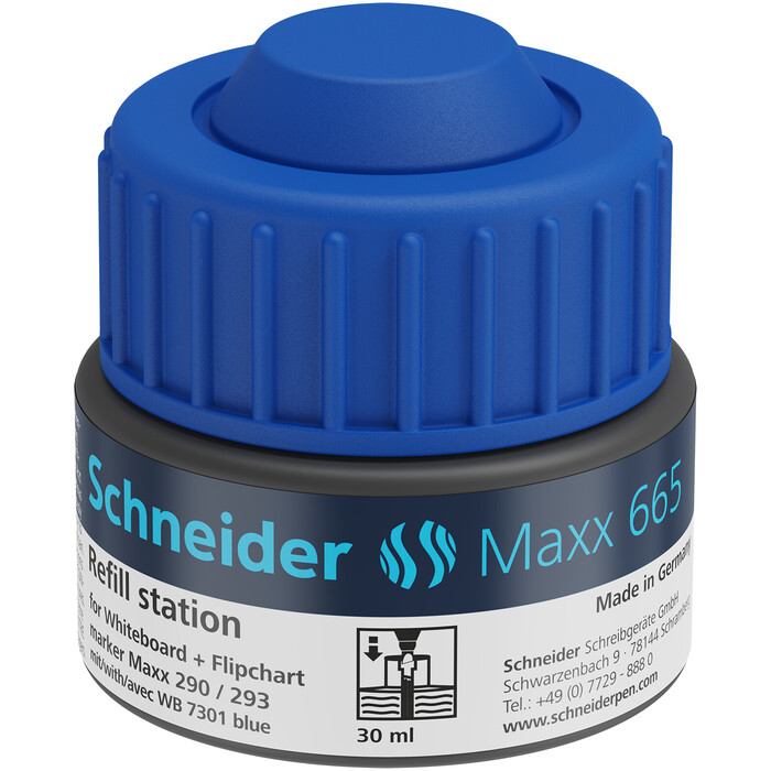 SCHNEIDER Refillstation Maxx 665 30 ml blau
